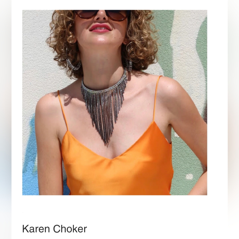 New Karen Choker Rhinestone